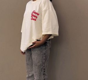 Oversized Beige Tshirt