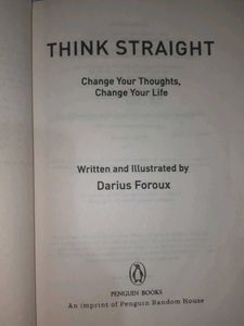 I Am Selling A Fabulous Book &#34;Think Straight &#34;