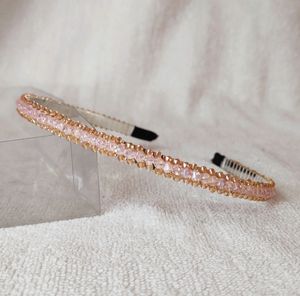 Crystal Hairbands With Golden Borders