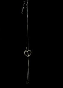 Heart Silver Adjustable Chain