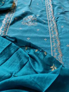 Teal Dress Material