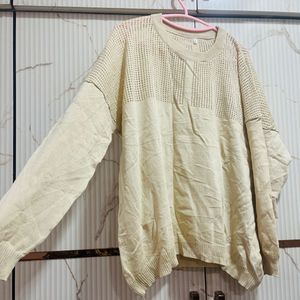 Beige Knit Casual Top ✨