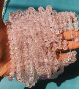 1 Line Of Crackle Beads