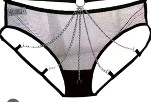 Mesh &amp; Chain Detail Panty