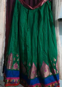 Green Embroidered Blouse Choli