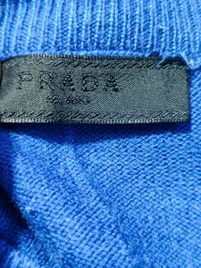 prada Stylish Blue &amp; Black Sweater