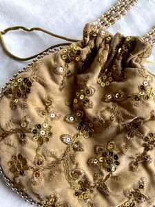 Embroidered Potli Bag