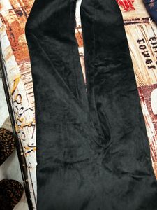 Black Velvet Pants