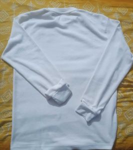 Regular Off White Full Sleeve T-Shirt