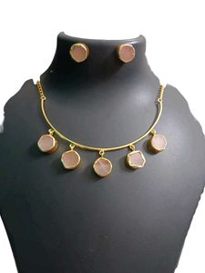 Colorful Stone Necklace Set