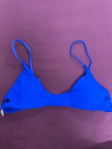 Blue Bikini Top