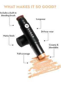 SUGAR Foundation Stick with In-Built Brush
