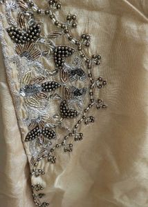 Elegant Gold Kurti And Bottom Plazzo