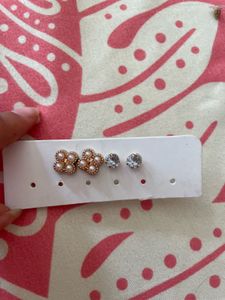 Pearl Flower Earrings