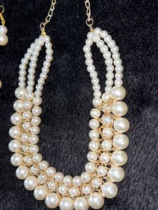 Pearl Layered Jewellery Set