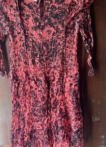 Floral Print Ruffle Dress
