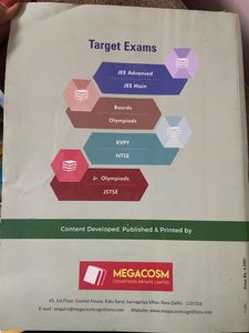 Megacosm/fiitjee GMP Chemistry