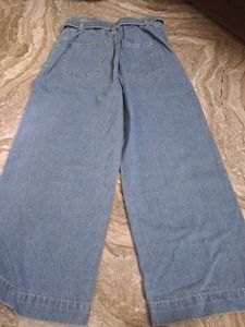 Belted Wide Leg Jeans