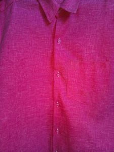 Dark Pink Formal Shirt For Men