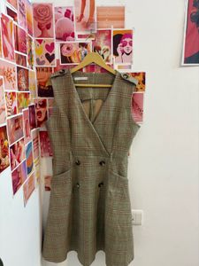 vintage Plaid Mini Dress