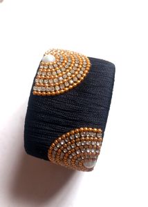 Silk Thread Black Kada
