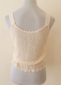 Daisy lace knit camisole