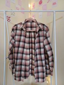 Pink plaid Flannel