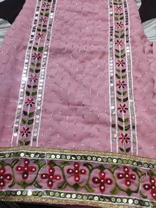 Embellished Pakistani Suit With Bangles Free