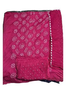 Premium Bandhani Dress Materials Set