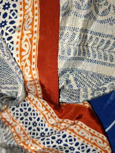 Crape Saree School Uniform
