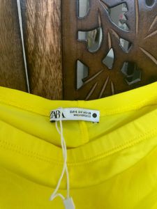 yellow body top