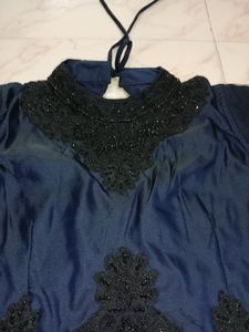 Neavy Blue Gown