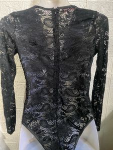 Black Lace Bodysuit