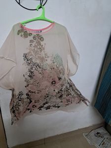 The Kaftan Company Cream Kafta Large UK 16-18