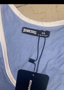 Blue Crop Top