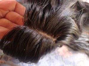 100%human Hair Silk Topper