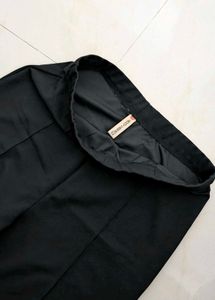 Women Black High Rise Trousers