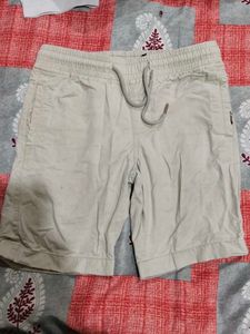 Casual Beige Shorts