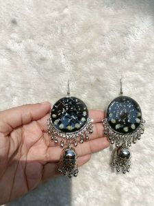 Resin Floral Jhumkey