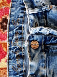 Acid Wash Denim Jeans