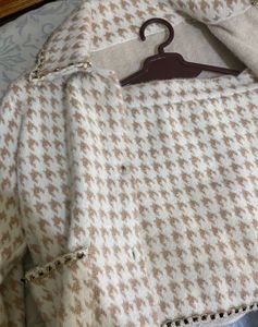 warm tweed set w/ Bow