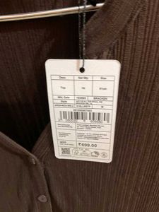 Wonder Love Brown Henley Shirt