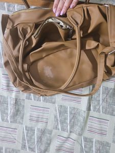 Brown Travel Handbag