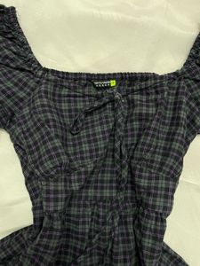 Checked Vintage Dress