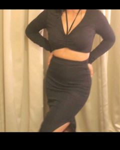 Black Skirt And Top