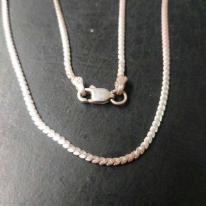 Slightly Used Pure Silver Traditional Snack Chain