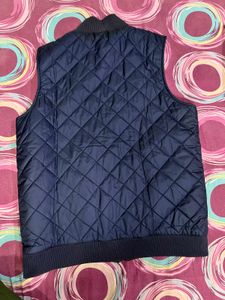 (Lee) Navy Blue Quilted Jacket (Both Sides)
