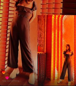 Green Off-Shoulder Jumpsuit