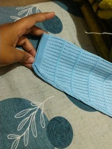 Light Blue Knit Cardigan