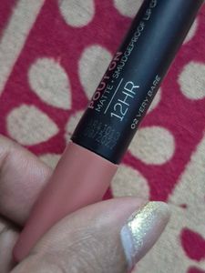 STAZE Pout On Matte Lip Crayon Shade 02 Very Bare